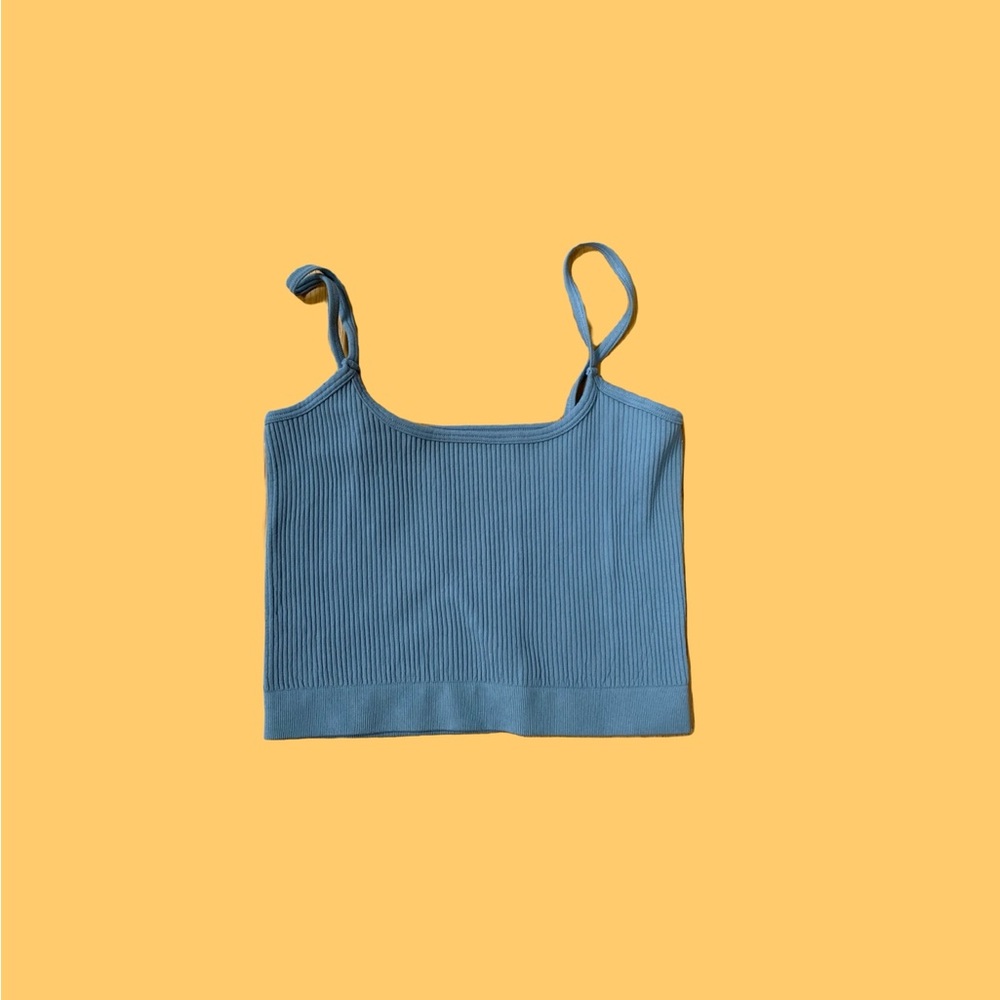 NWOT Free People Intimately ribbed grey tank top
